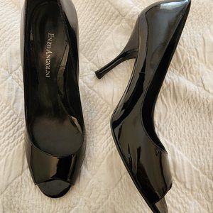 Enzo Angiolini Black Patent High Heels.